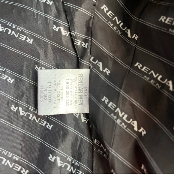 Renaur vintage distressed Biker jacket unisex size medium - Picture 9 of 9